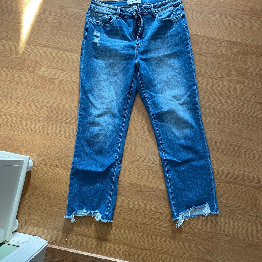 Mica brand Trendy Blue Cropped Women's Jeans